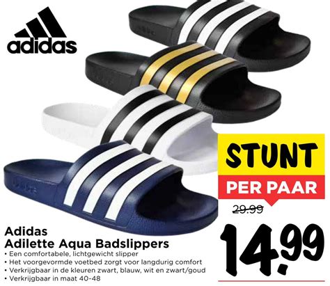 adidas slipper aanbieding|Adidas dames slippers.